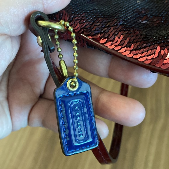 Coach Red Sequins Wrislet/Wallet - pre owned - Picture 5 of 13